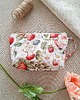 kosmetyczki DUŻA(prostokąt) kosmetyczka Bohomazy Strawberry Patch - handmade