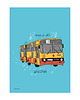 plakaty Plakat A4 Warszawa Autobus Ikarus 280