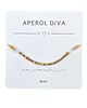 bransoletki na sznurku Bransoletka prezent - APEROL DIVA - Awenturyn, Hematyt - dobrobyt - minimalizm