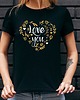 t-shirt damskie Koszulka damska organiczna Love You