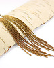 kolczyki szklane Boho Beauty - miedziane