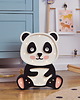 lampy do pokoju dziecka Drewniana lampka LED panda