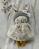 przytulanki dla niemowląt i dzieci Przytulanka welurowa Królik handmade