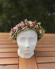 Ślubne ozdoby do włosów Wianek na głowę Wianek ślubny opaska z suszonych kwiatów RUSTYKALNY