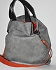 torby XXL Torba hobo XXL - szarość, pomarańcz, czerń