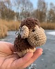 breloki Brązowa owieczka - brelok, zawieszka do plecaka