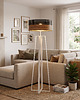 lampy podłogowe Elegancka lampa stojąca do salonu MOSS DUAL