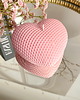 świeczniki i świece Świeca sojowa dekoracyjna ekologiczna "Sweet Heart" 98x40mm różowa