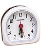 zegary Mały biało-czarny budzik elektryczny Eurotime Niemcy lata 80.