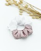 gumki do włosów Scrunchie/frotka patchworkowa satyna