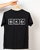 t-shirty męskie Koszulka męska czarna  z nadrukiem Biker