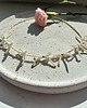 chokery Choker z hematytem kokardki