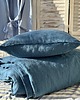 pościel Komplet poszewek z lnu w kolorze denim blue