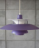 lampy wiszące Lampa wisząca, duński design, lata 70, producent: Louis Poulsen