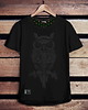 t-shirty męskie Koszulka męska PUCHACZ ZWYCZAJNY czarna -