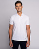 t-shirty męskie Koszulka polo piacenza biały