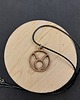 wisiory Naszyjnik wisiorek drewniany ZNAK ZODIAKU BYK
