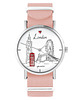 zegarki damskie Zegarek - Londyn - brzoskwiniowy róż