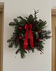 wianki bożonarodzeniowe Wianek naturalny czerwień