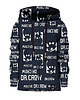 bluzy dla chłopców Bluza Zamek Chłopiec DR.CROW Logo Czarna