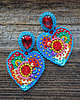 kolczyki soutache Kolekcja Frida - kolczyki kolorowe serca