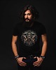 t-shirty męskie Koszulka organiczna z nadrukiem Samurai elephant