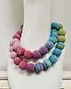 korale Korale szydełkowe naszyjnik boho handmade bawełna