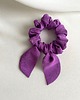 gumki do włosów Scrunchie Purple z odwiązywanymi uszkami