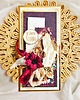 kartki scrapbooking Ślub w burgundzie - kartka okolicznościowa