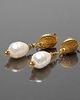 kolczyki pozłacane Kolczyki pozłacane Pearls [white] perły vol. 27