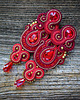 kolczyki soutache Paloma - kolczyki sutasz