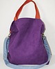 torby na ramię Torba na ramię XL - fiolet,pomarańcz,szaroniebieski