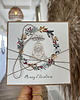 kartki świąteczne Stylowa ręcznie robiona kartka świąteczna Merry Christmas card