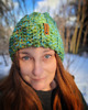 czapki damskie Czapka szydełkowa Gra w Zielone