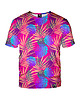 t-shirt damskie Damski T-shirt DR.CROW Palms Pink