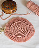 podkładki do kuchni Podkładka makramowa GOLDEN PINK