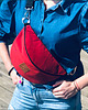 saszetka nerka Nerka / torebka Mili Belt Bag L - czerwona