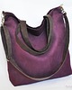 torby XXL Torba hobo XXL - oberżyna, brąz