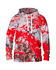 bluza z kapturem damska Damska Bluza z kapturem Marble Red