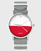 zegarki unisex Zegarek - Polska flaga - szary, nato