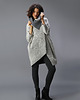 bluza bez kaptura damska Nubee / Asymmetry Stack Płaszcz