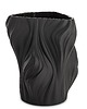 wazony Wazon porcelanowy 20,5x16,5x16,5 cm IRREGULAR czarny