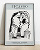 grafiki i ilustracje Pablo Picasso, inspiracja, plakat wystawowy
