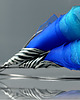 kolczyki wire wrapping Odjazdowe kolczyki kwiaty kobalt turkus