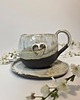 filiżanki Unikatowy zestaw ślubny z  paterą "Dotyk Ziemi "