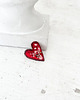 broszki Broszka mini SERCE 24  przypinka miłość pin