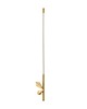 kinkiety Lampa ścienna FLORENCE LED złota 86 cm