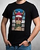 t-shirty męskie Koszulka  z nadrukiem Świąteczna Lama