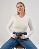 bluzki z długim rękawem damskie LONGSLEEVE STOCKHOLM ecru