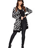 kardigany damskie Kardigan zebra  I127